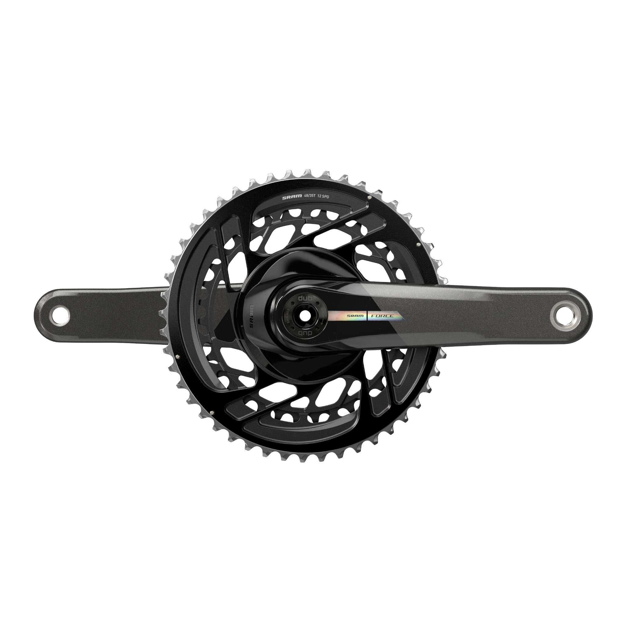 Force D2 Crankset 2x DUB Iridescenct / 165mm / 48/35T