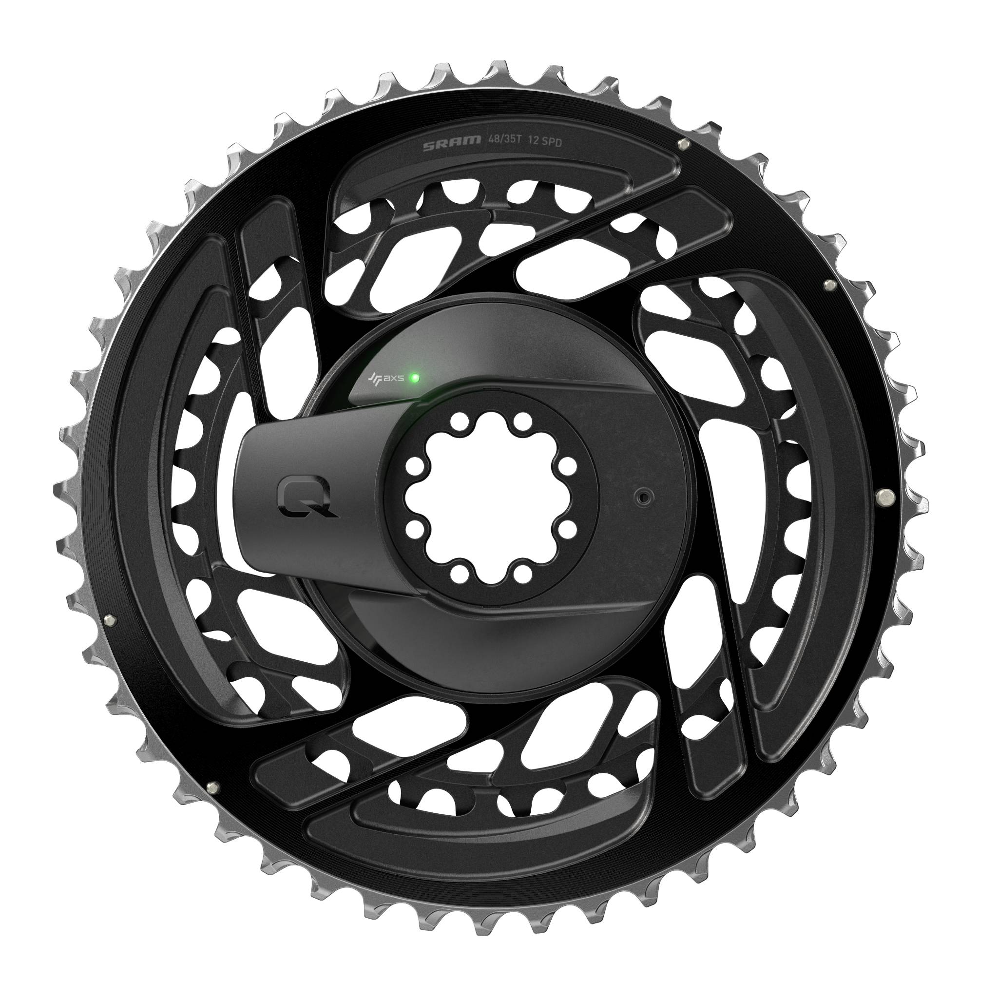 Force D2 Spider Power Meter & Chainrings Kit Black / 48/35T
