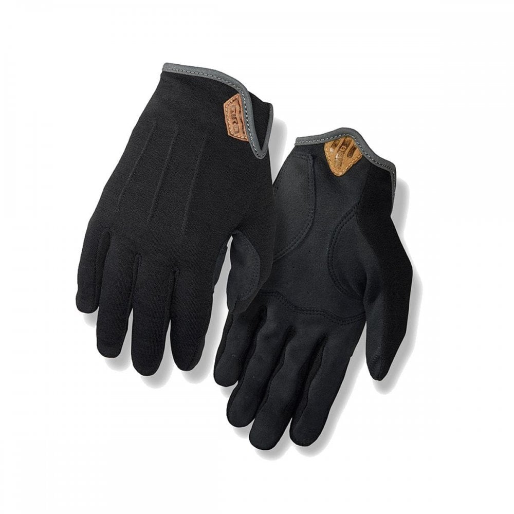 Giro D'Wool MTB/Gravel Cycling Gloves Black / XS