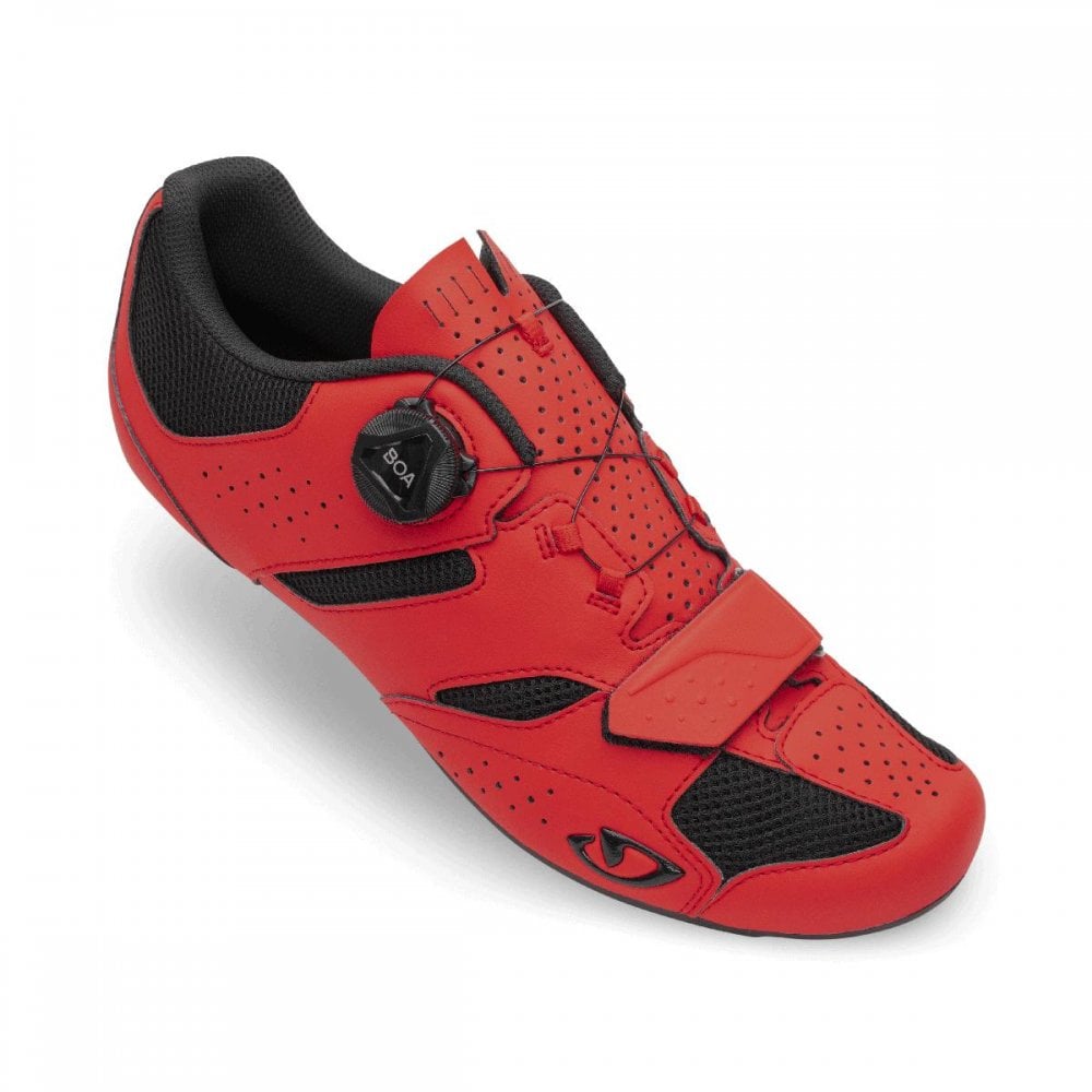 Giro Savix II Road Cycling Shoes Bright Red / 40