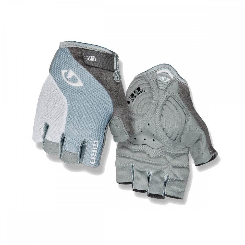 Giro Strade Massa Supergel Women's Road Cycling Mitt Titanium/Grey/White / S