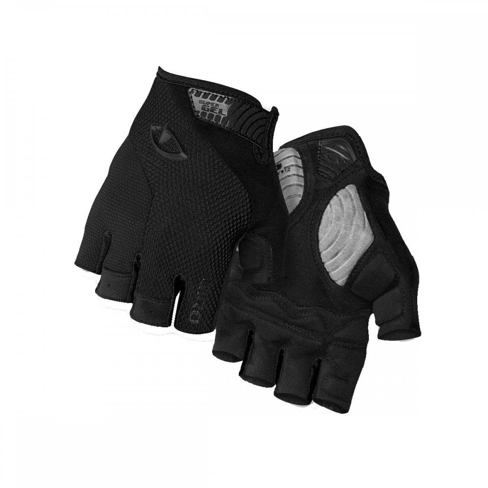 Giro Strate Dure Supergel Road Cycling Mitt Black / L