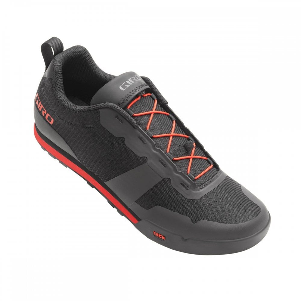 Giro Tracker Fastlace MTB Shoe Black/Bright Red / 40