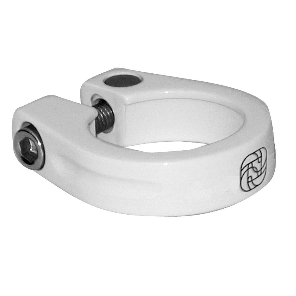 Gusset Clench Seatclamp White / 28.6mm