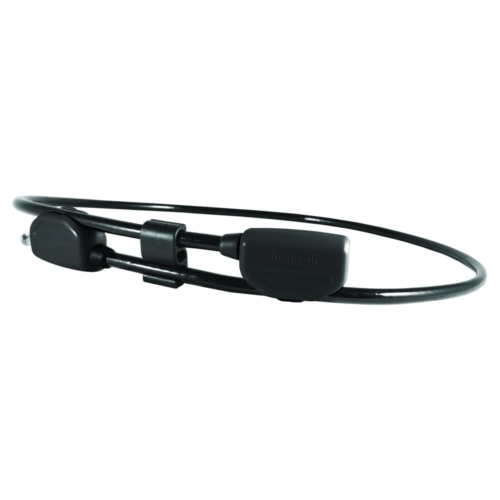 Hiplok Pop Wearable Cable Lock Black