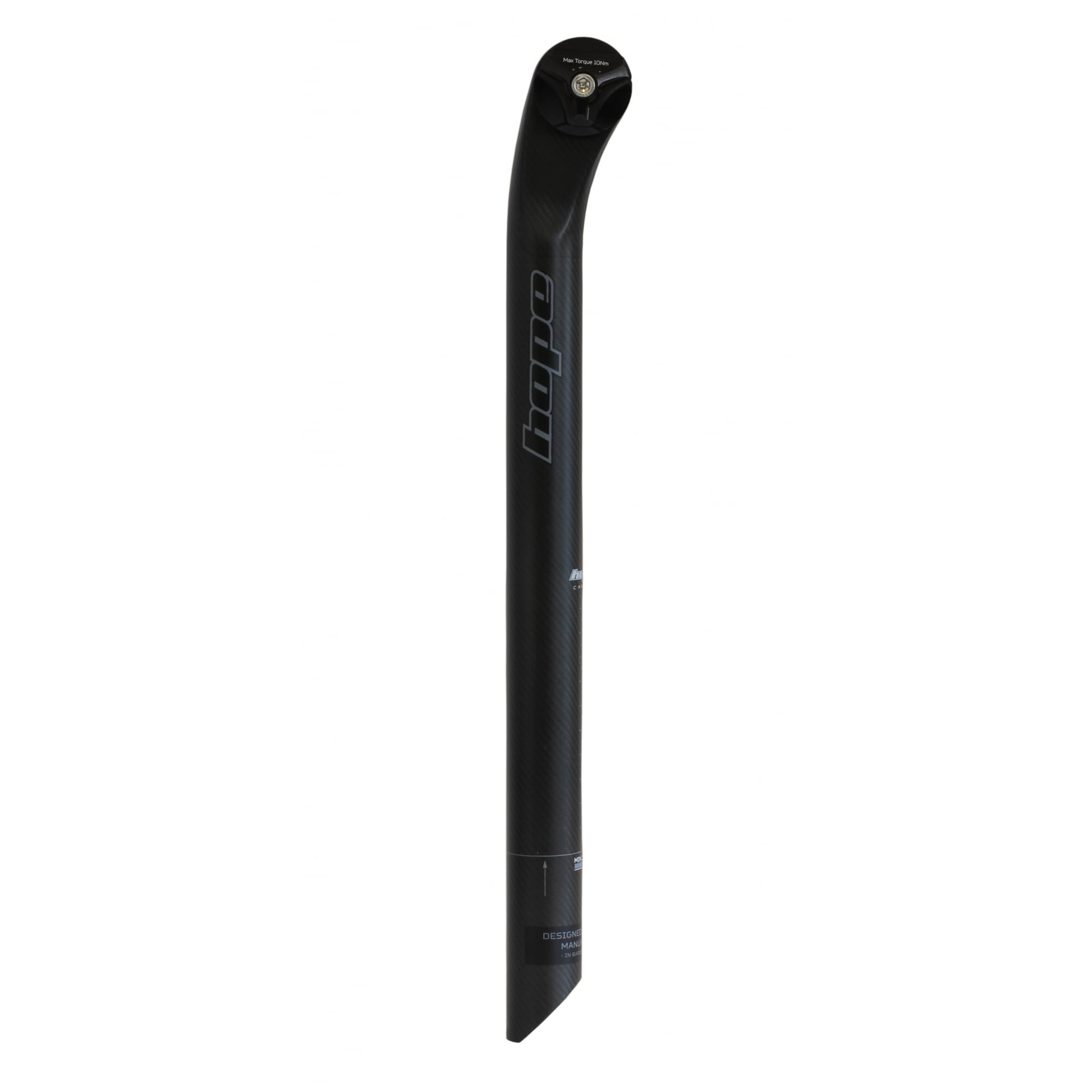 Hope Carbon Seatpost Black / 30.9 x 400mm / Ellip Rails