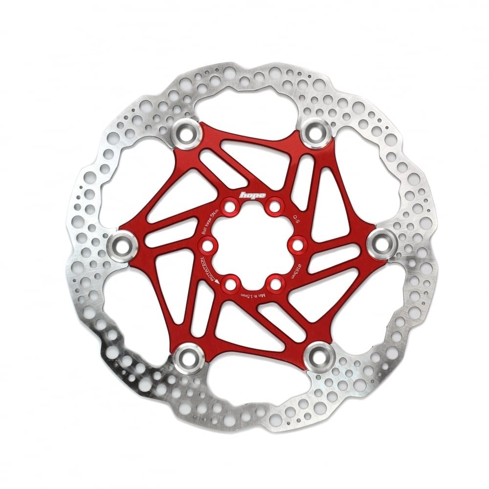 Hope Floating Disc Rotor Red / 140mm