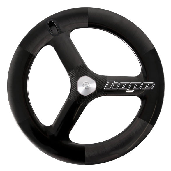 Hope Front Track Carbon Tri-Spoke Wheel Black