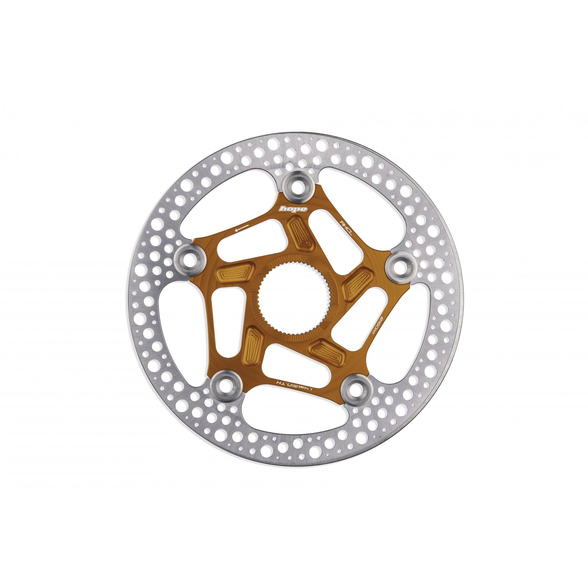 Hope RX Centre Lock Disc Brake Rotor Orange / 160mm