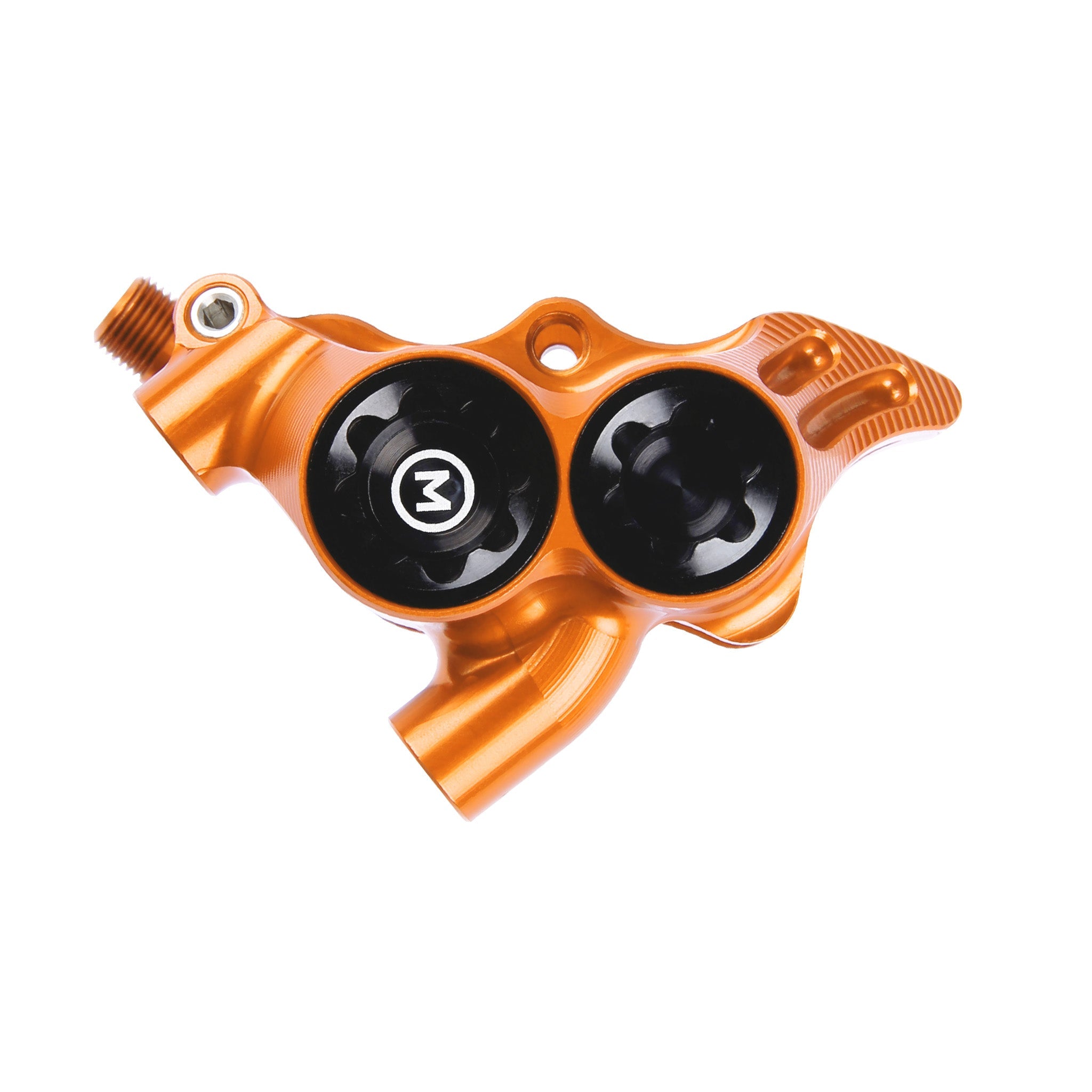 Hope RX4+ Flatmount Mineral Oil Disc Brake Caliper Orange
