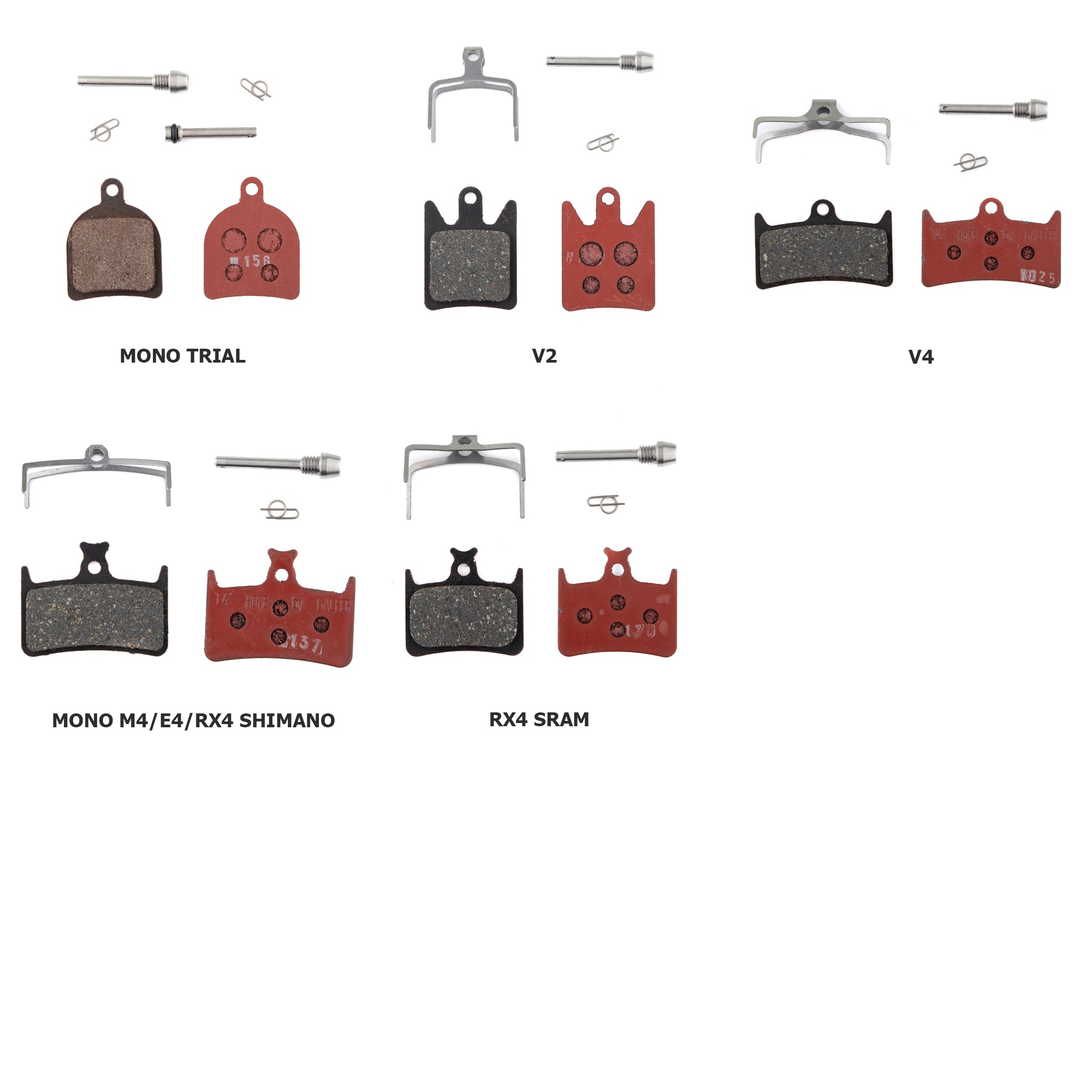 Hope V4 Brake Pads Standard