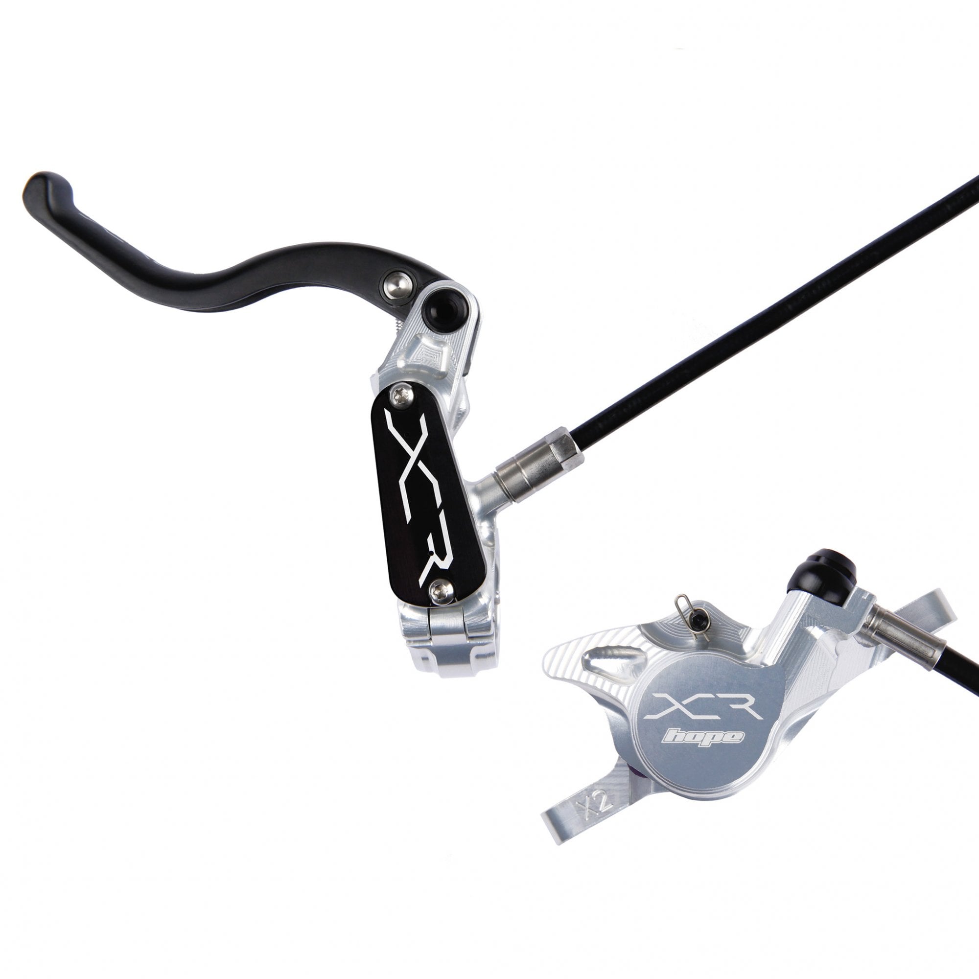Hope XCR Pro X2 Disc Brake Silver / Rear/Left
