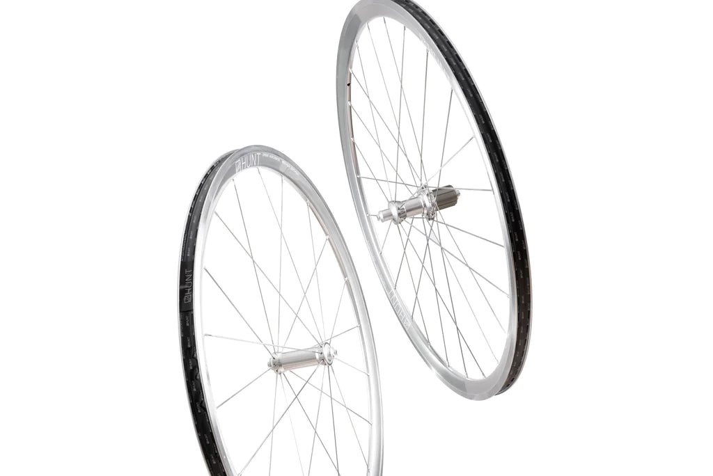 Hunt Sprint Aero Wide Wheelset Silver / Shimano/SRAM HG 8-11 Spd