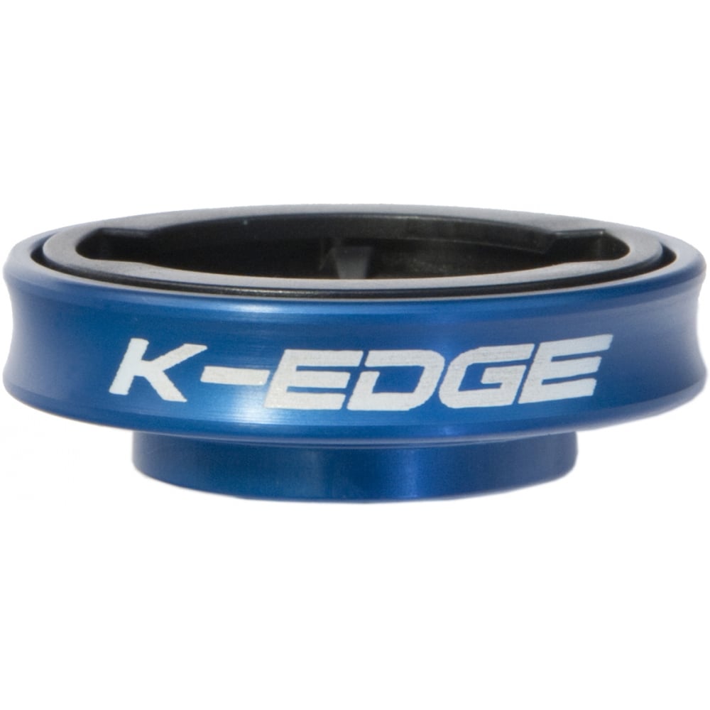 K-Edge Gravity Cap Mount for Garmin Edge and FR 1/4 Turn type computers Blue