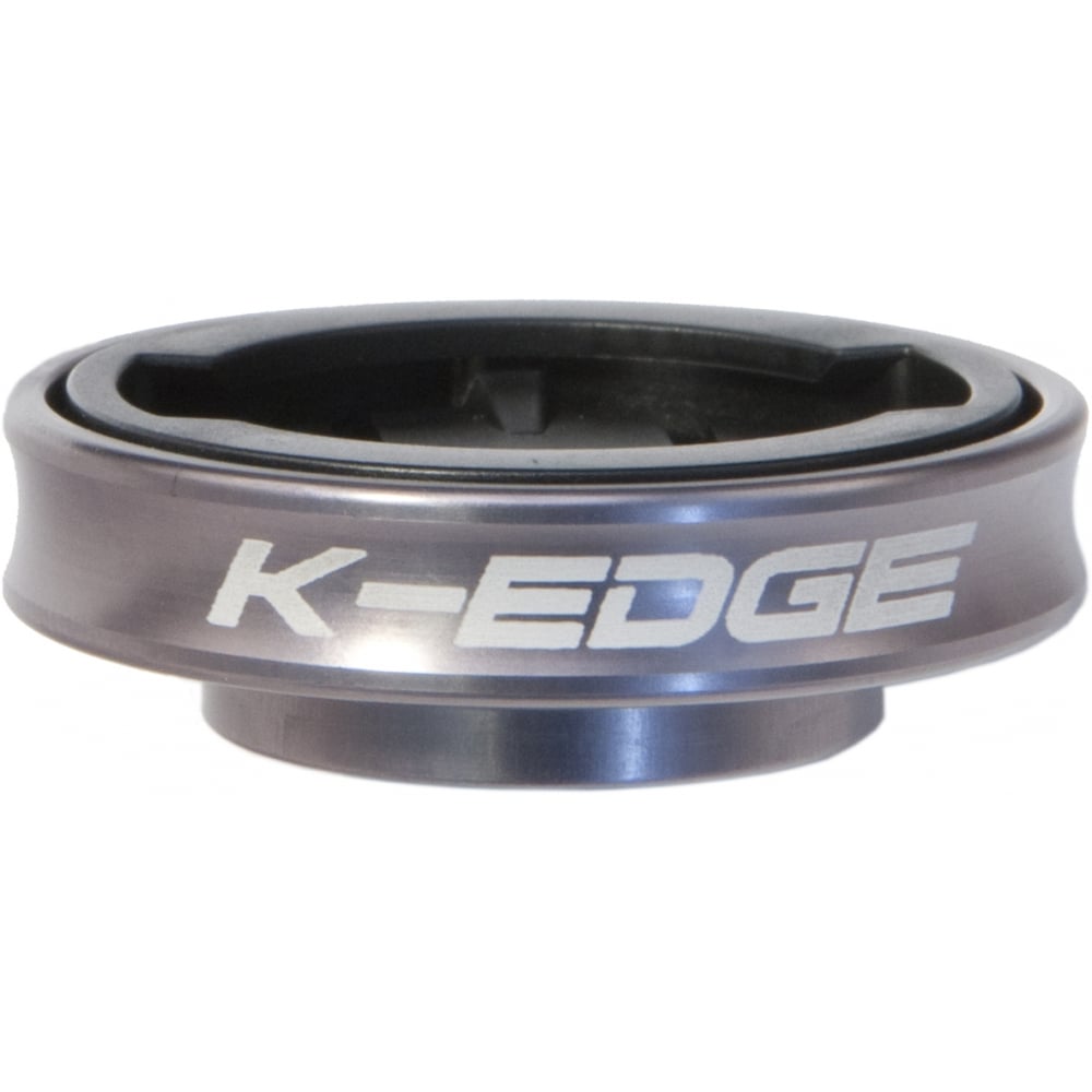 K-Edge Gravity Cap Mount for Garmin Edge and FR 1/4 Turn type computers Gunmetal