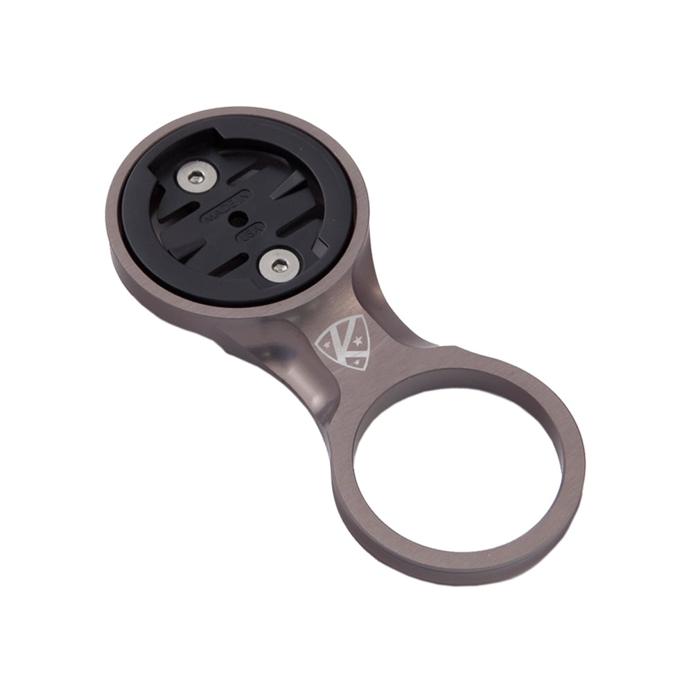 K-Edge MTB/Stem Fixed Mount for Garmin Edge and Forerunner 1/4 Turn Computers Black