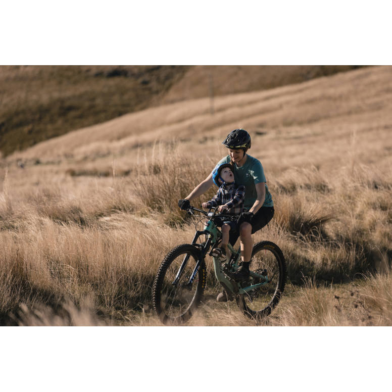 Kids Ride Shotgun 2.0 Child Bike Seat & Handlebars Combo Black