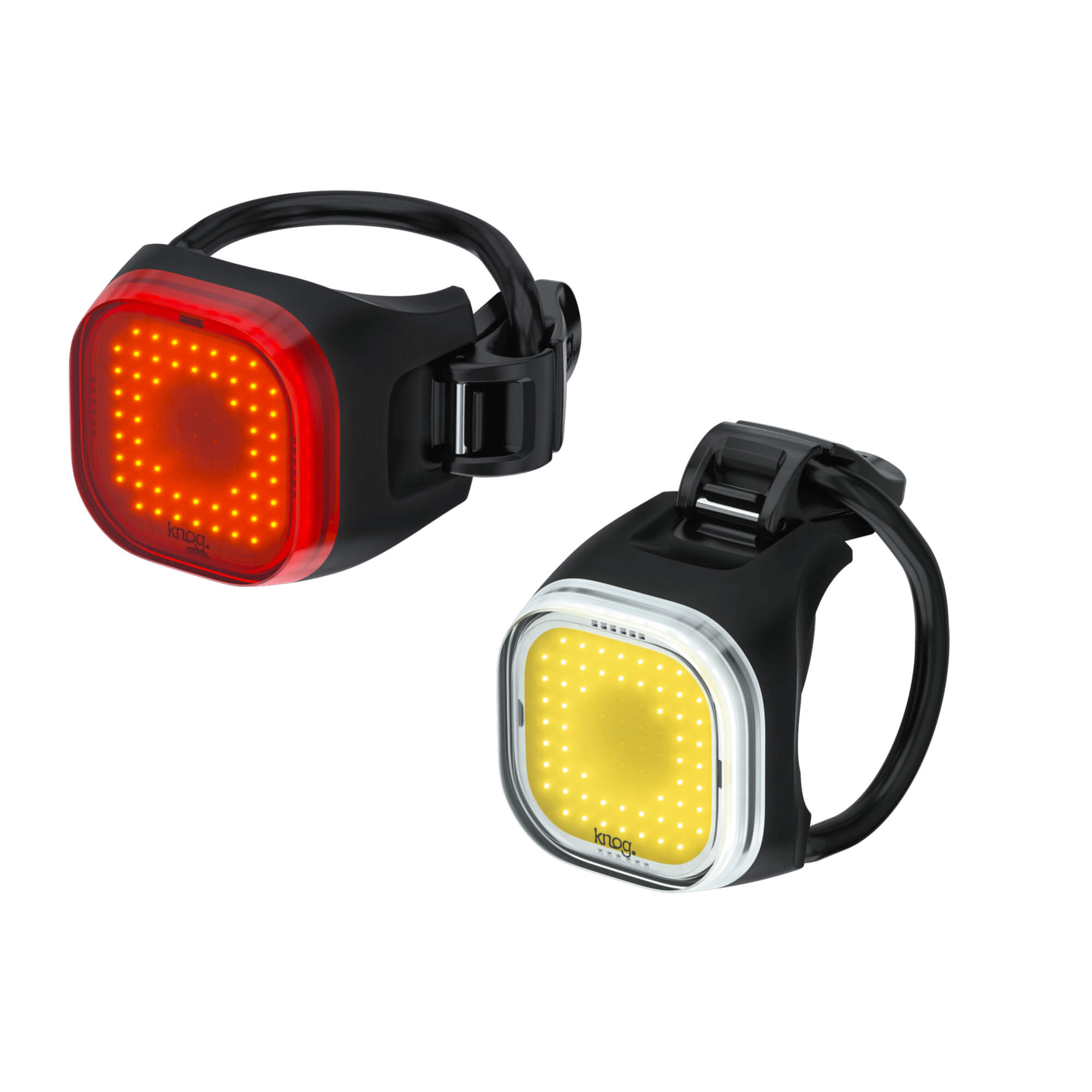 Knog Blinder Mini V2 Twinpack Front & Rear Lights Mini Square