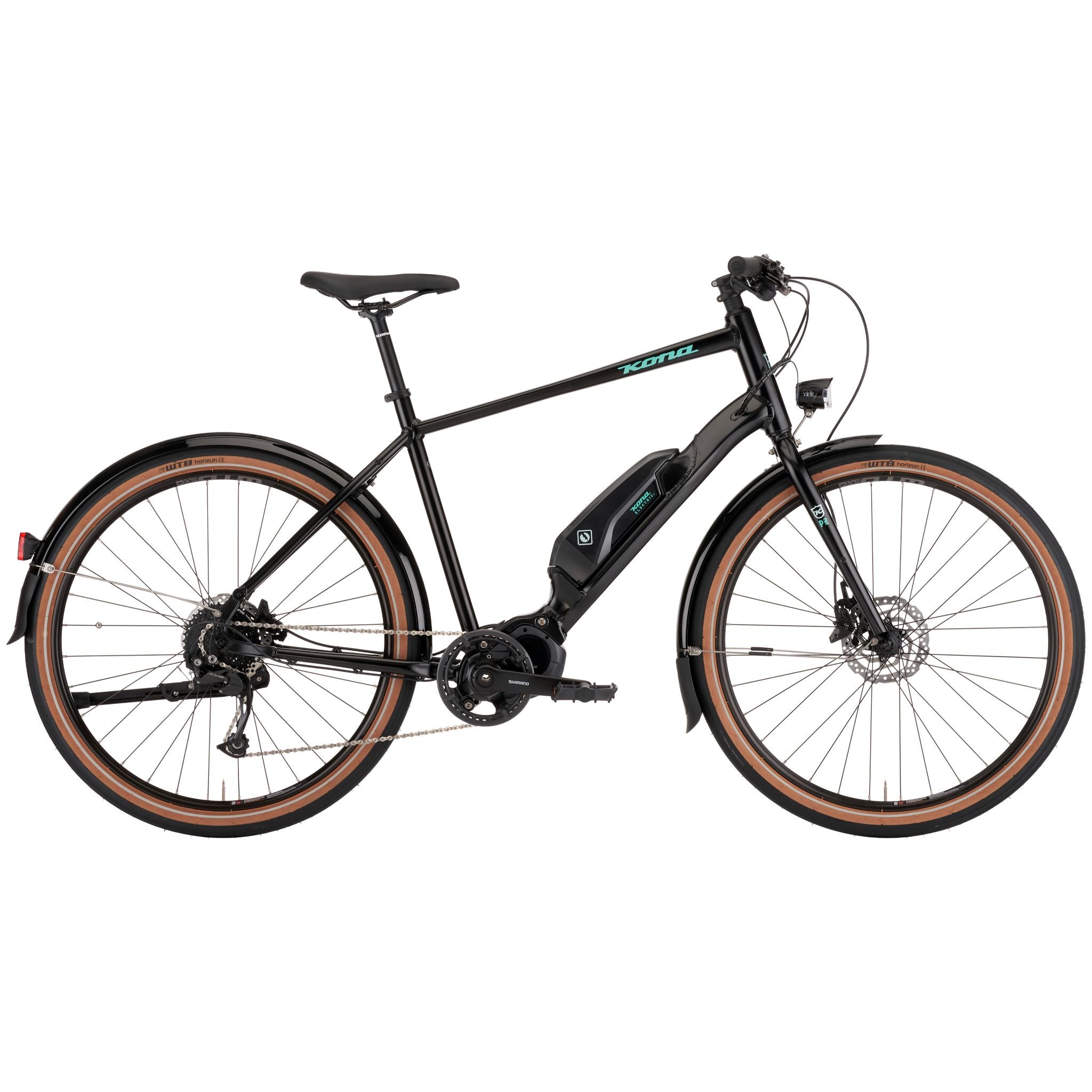 Kona Dew-E Electric Bike 2024 Black / S