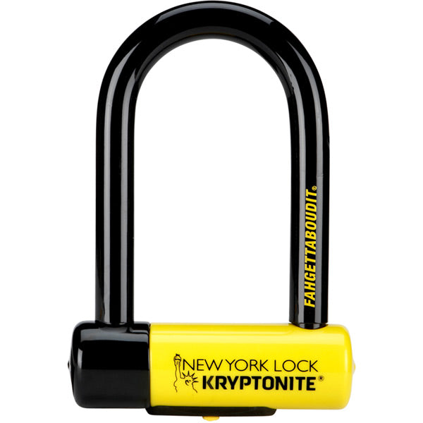 Kryptonite New York Fahgettaboudit U-Lock Sold Secure Diamond Black / Yellow