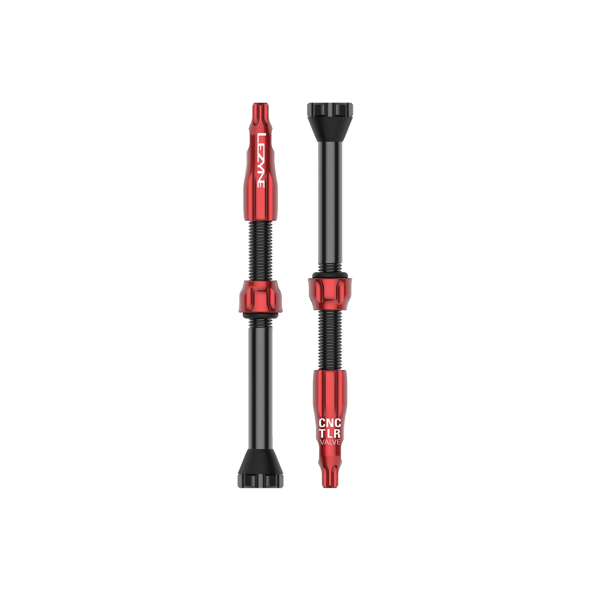 Lezyne CNC TLR Tubeless Valves Red / 60mm