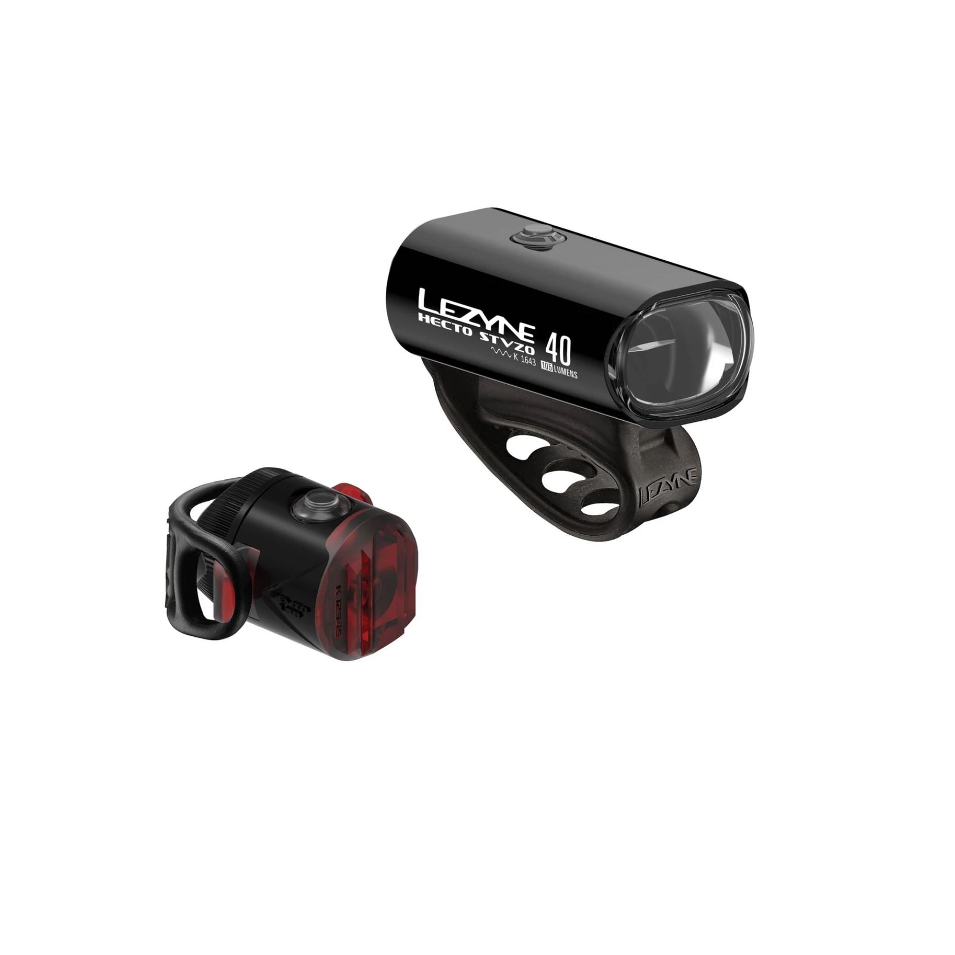 Lezyne Hecto STVZO 40/Femto USB STVZO Pair Black