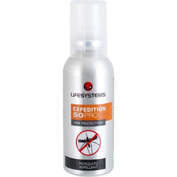 Lifesystems Expedition 50 PRO Mosquito Repellent Silver Anodised / 50 ml