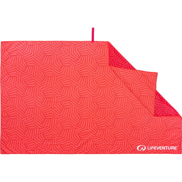 Lifeventure Recycled SoftFibre Trek Towel Coral / One Size