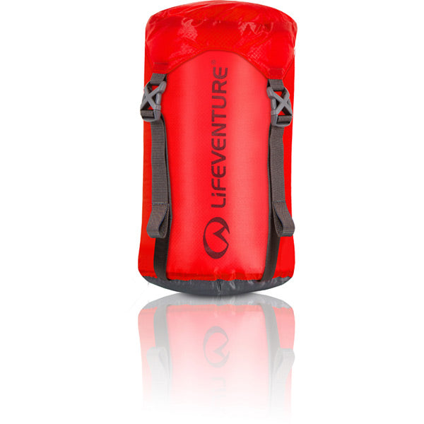 Lifeventure Ultralight Compression Sack Red / 5 litres