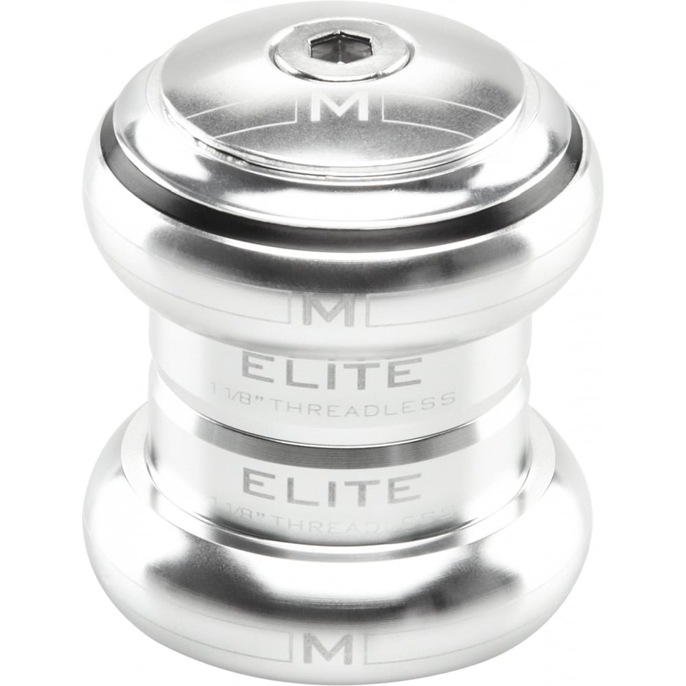 M-Part Elite Threadless Headset 1 1/8 Inch Silver