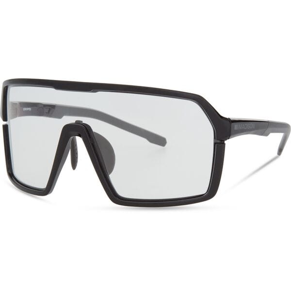 Madison Crypto Glasses Gloss Black / One Size / Clear