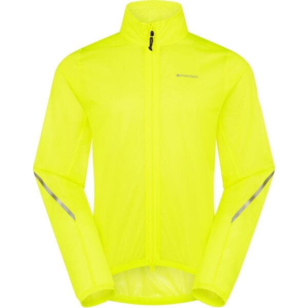 Madison Flux 2L Ultra-Packable Waterproof Jacket Hi-Viz Yellow / Large