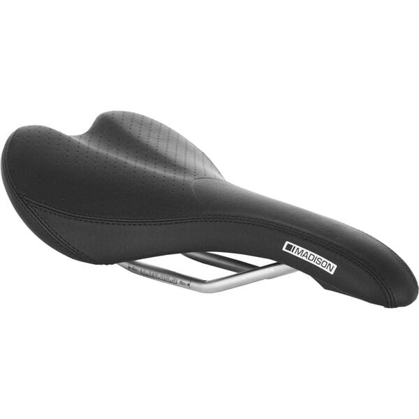 Madison Flux Classic Saddle Black / 142mm x 280mm / Standard Fit