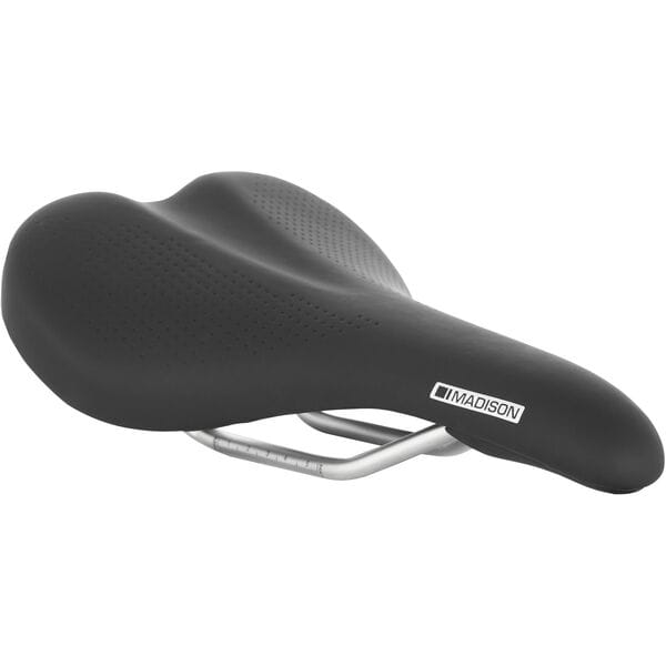 Madison Flux Switch Saddle Black / 152mm x 250mm / Short Fit