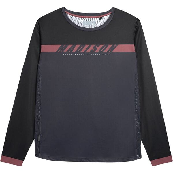 Madison Flux Women's Long Sleeve Jersey Phantom Black / Size 10