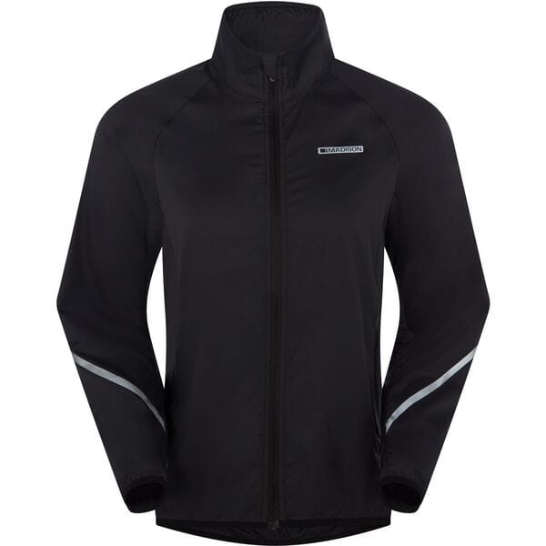 Madison Freewheel Youth Packable Jacket Black / Age 11 - 12