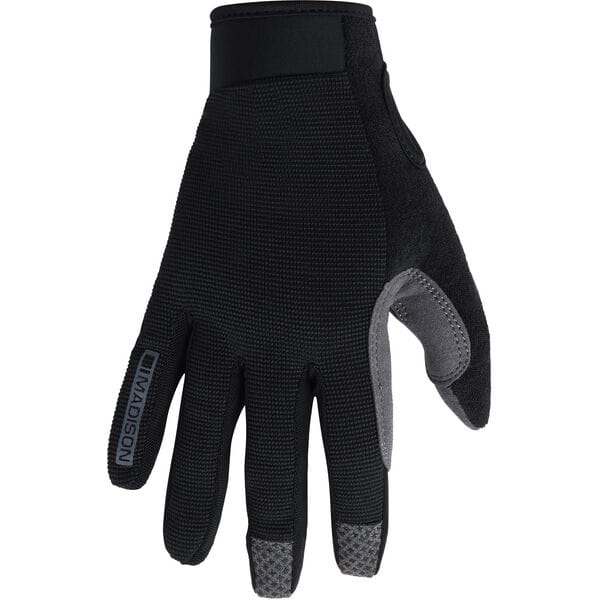 Madison Freewheel Youth Trail Gloves Black / Large
