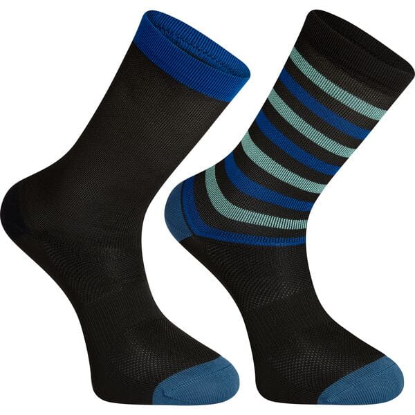 Madison Sportive Long Socks Twin Pack Black / M