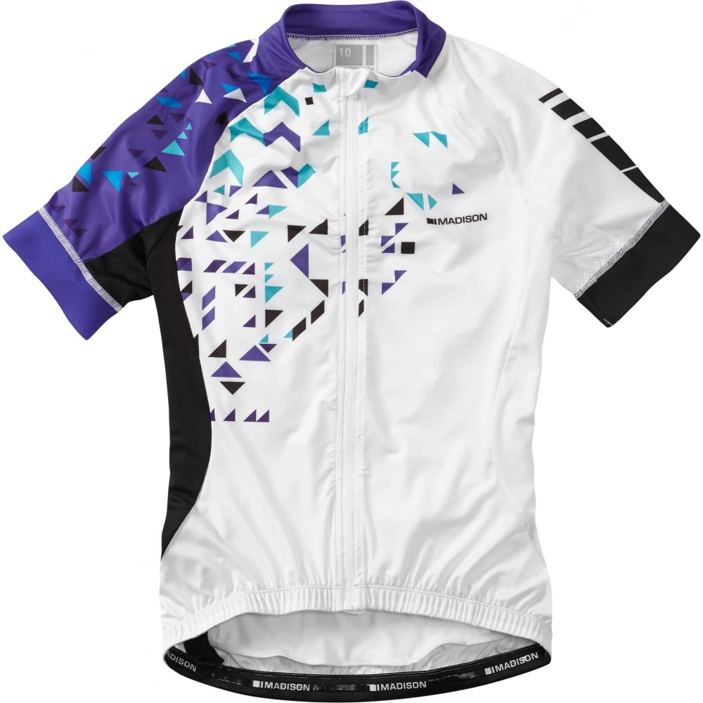 Madison Sportive Womens Short Sleeve Jersey White / Size 8