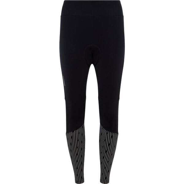 Madison Stellar Padded Women's Reflective DWR Thermal Tights Black / Size 10