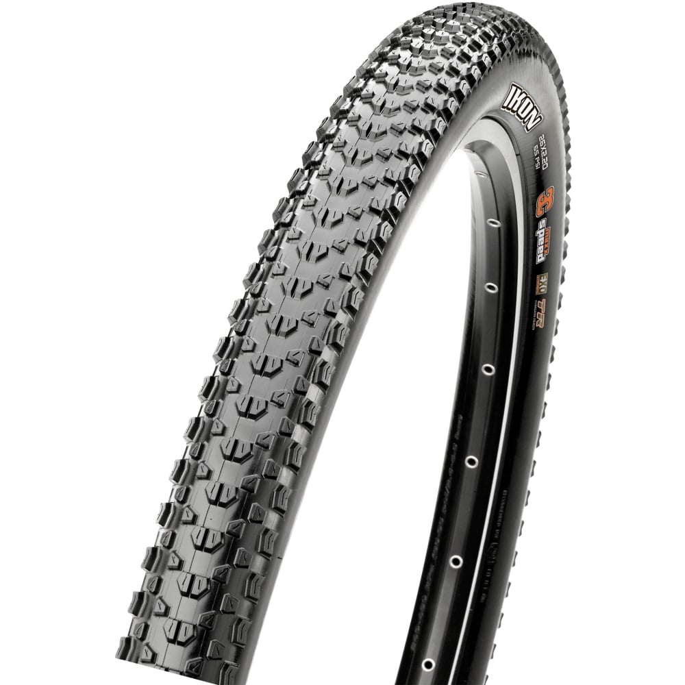 Maxxis Ikon Black / 26 x 2.35 / Folding 3C MaxxSpeed EXO/TR 120 TPI