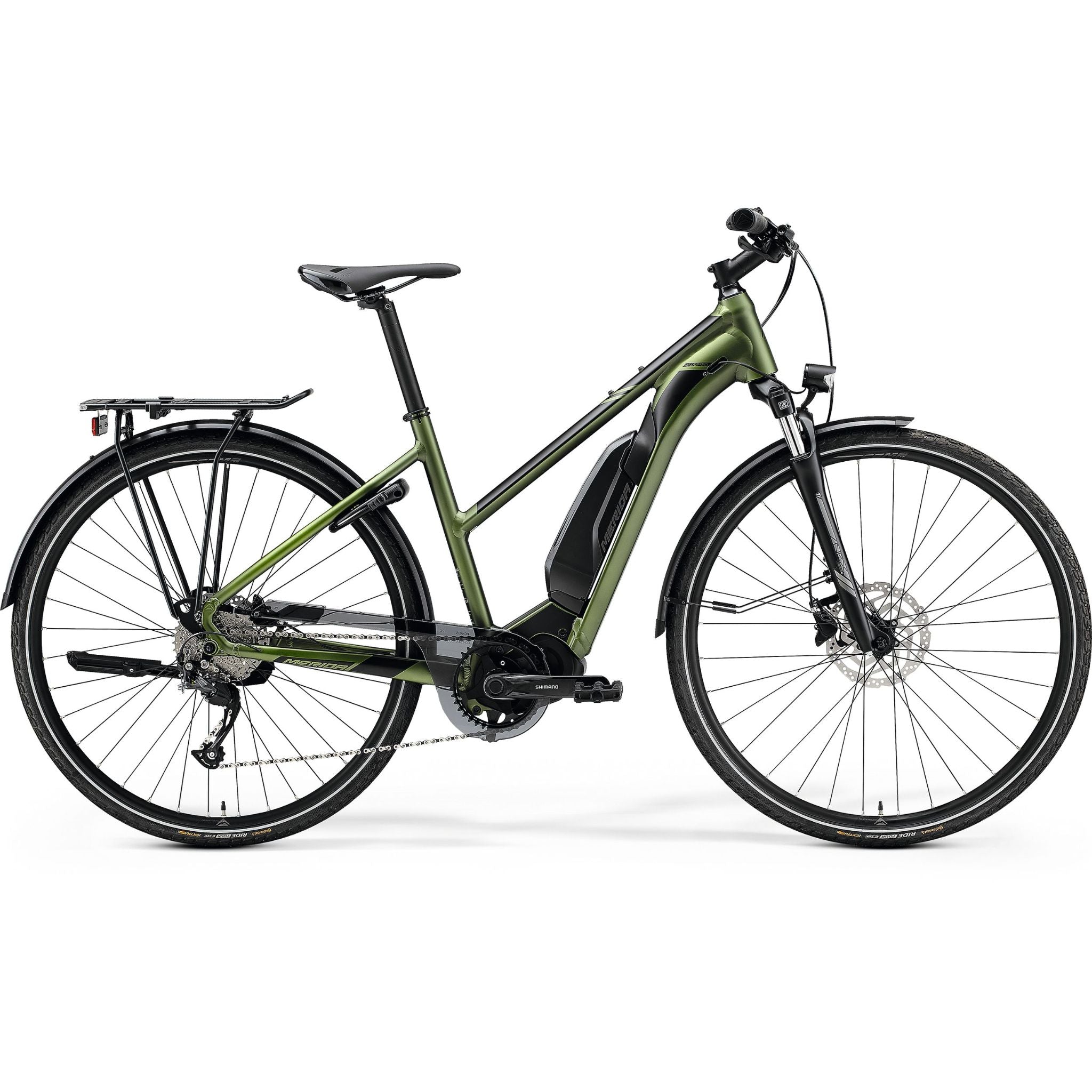 Merida eSpresso 300SE EQ 418Wh Women's 2023 Green / Grey / (XS) 43cm