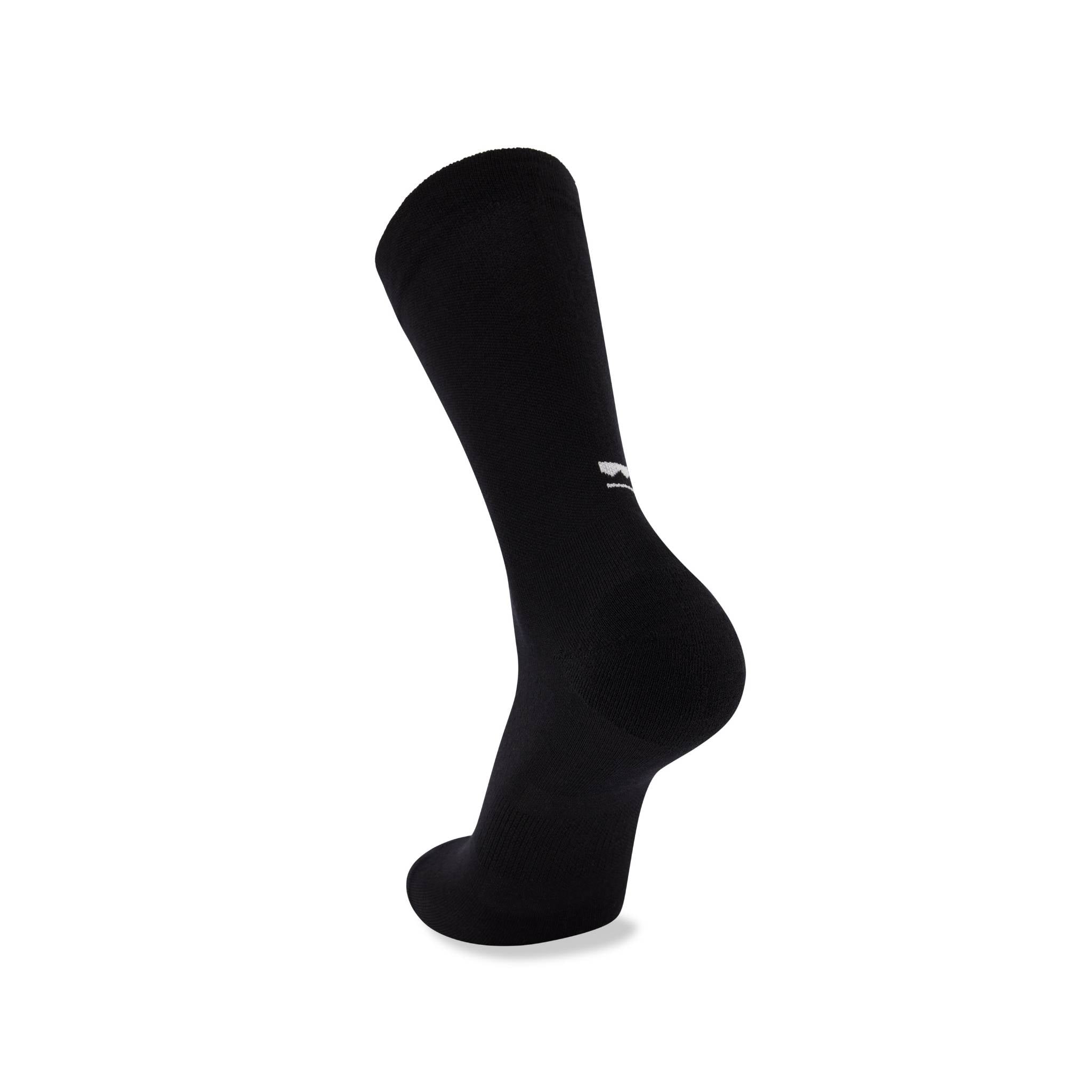 Mons Royale Atlas Crew Sock - Black Logo