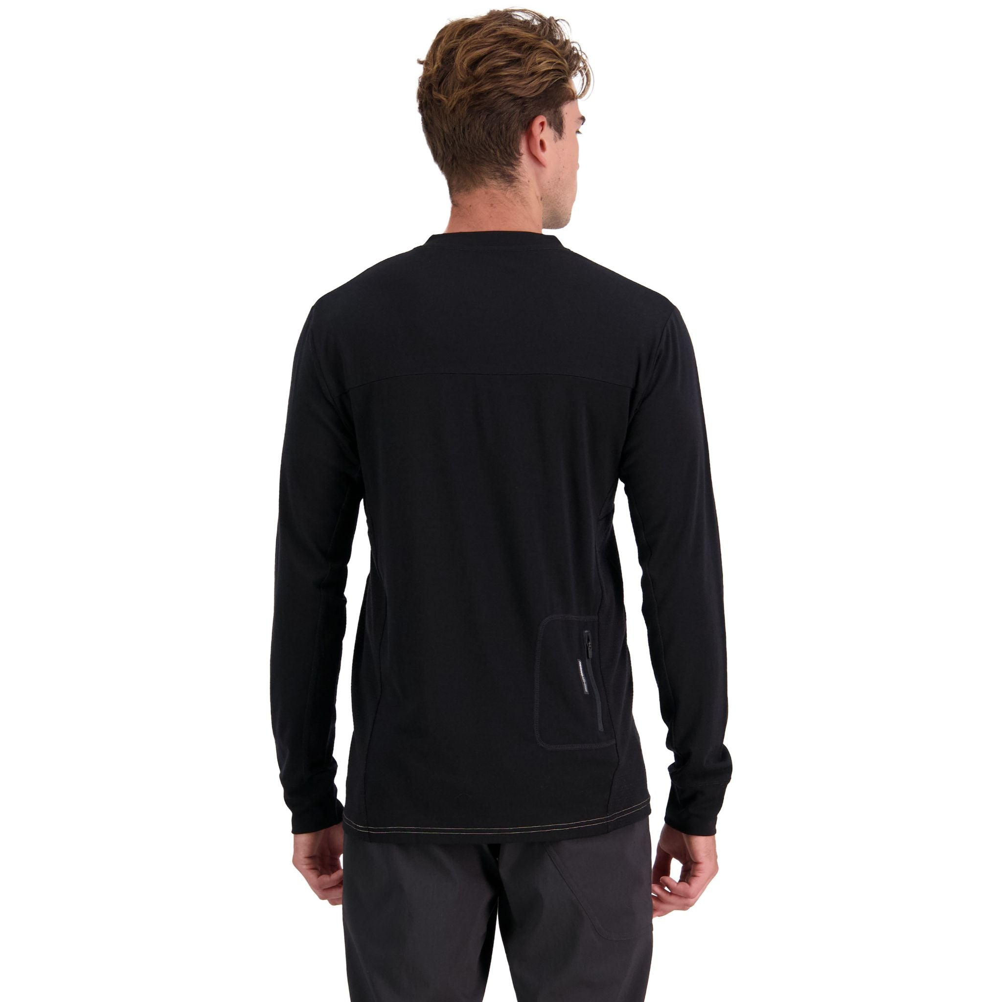 Mons Royale Redwood Enduro VLS Jersey - Black / Undercover Camo