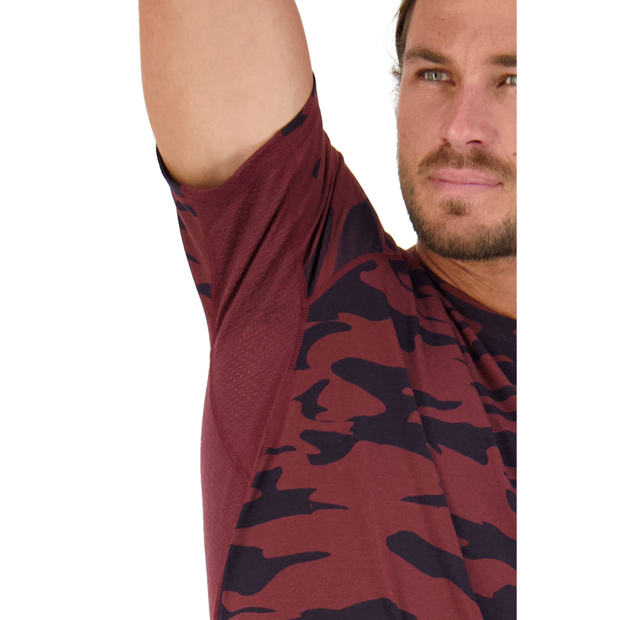 Mons Royale Temple Tech T-Shirt - Chocolate Camo