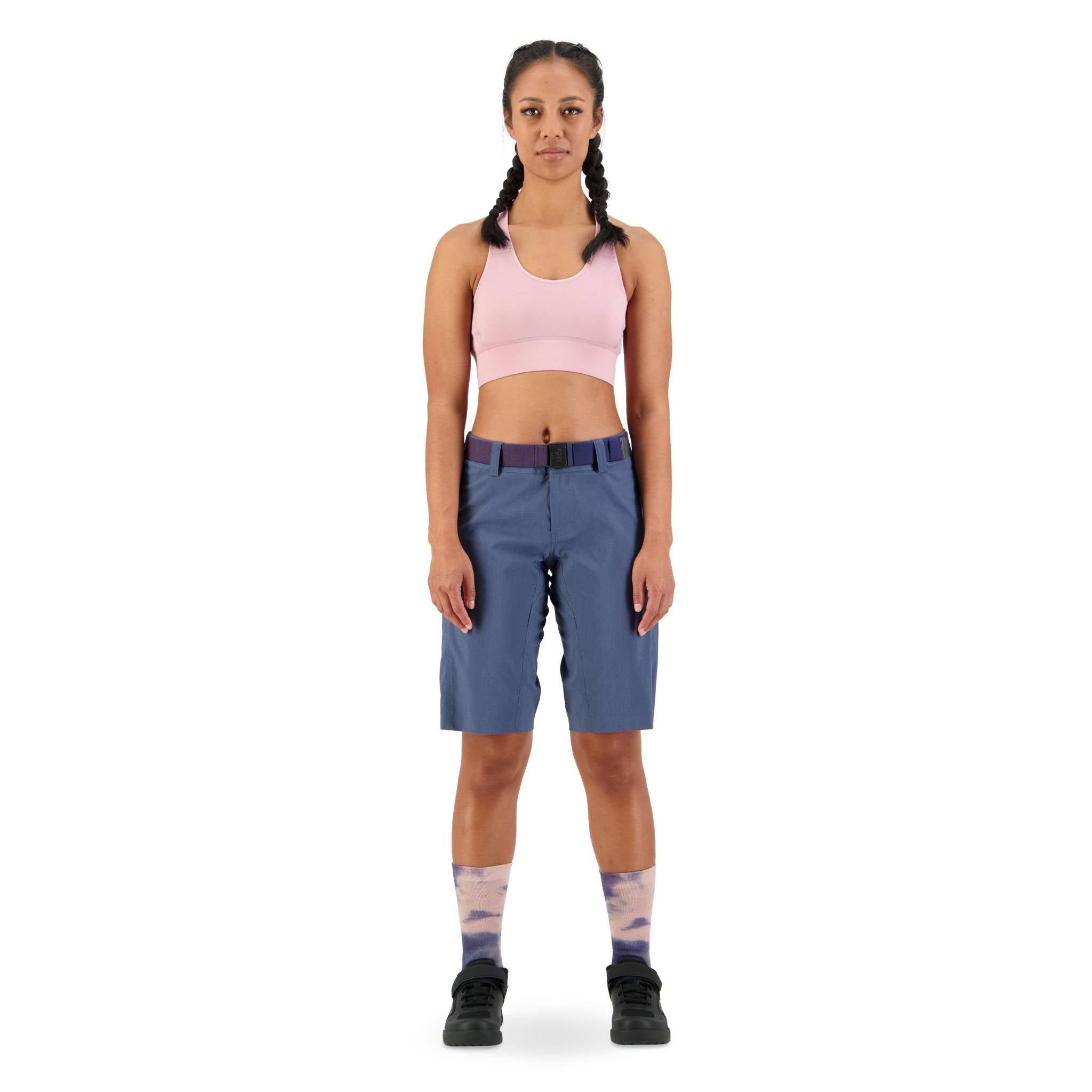 Mons Royale Women's Virage Bike Shorts - Dark Denim