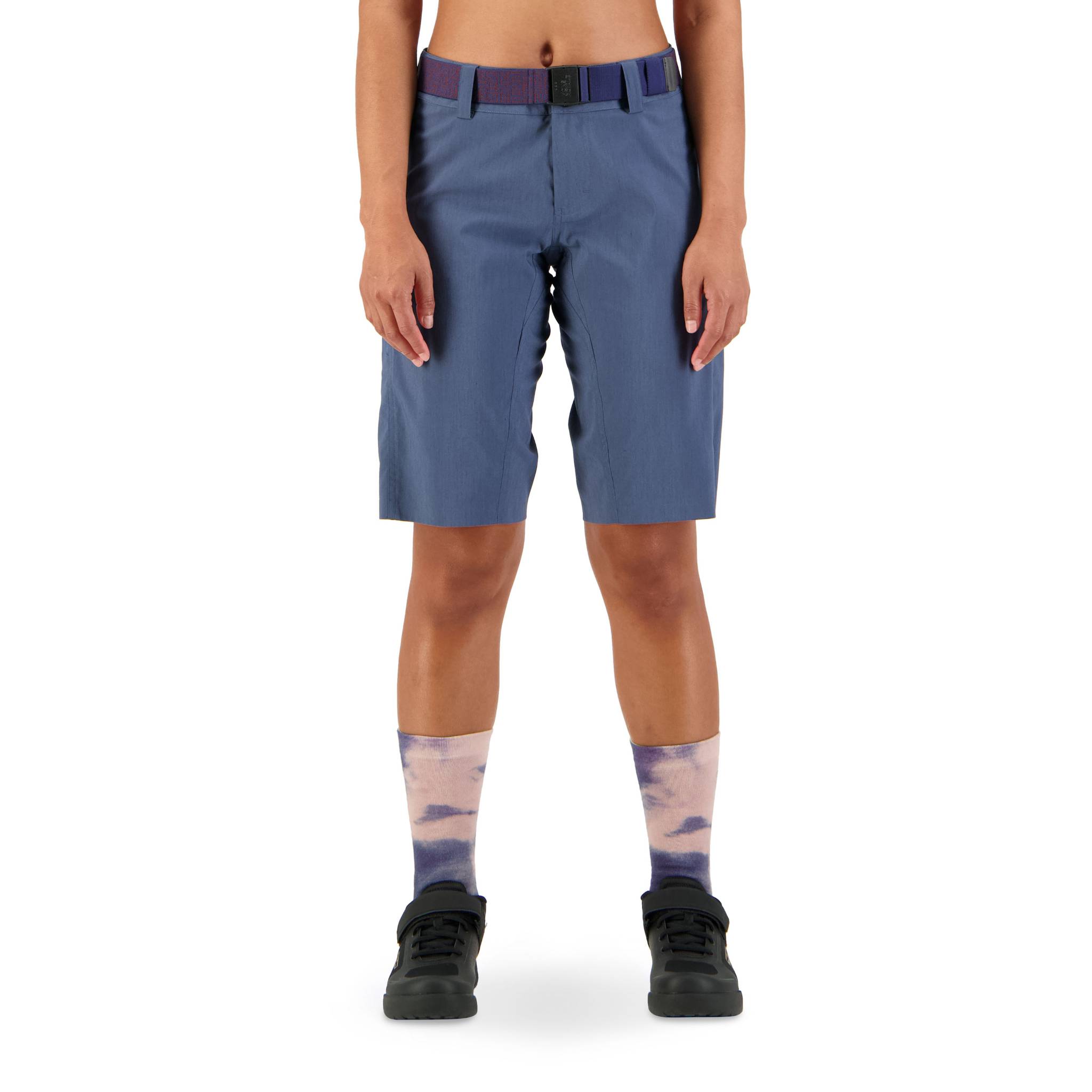 Mons Royale Women's Virage Bike Shorts - Dark Denim Dark Denim / S