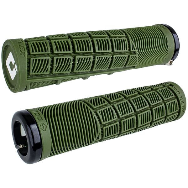 ODI Reflex MTB Lock On Grips Dark Green / 135mm