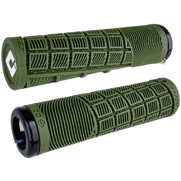 ODI Reflex XL MTB Lock On Grips Camo Green / 135mm