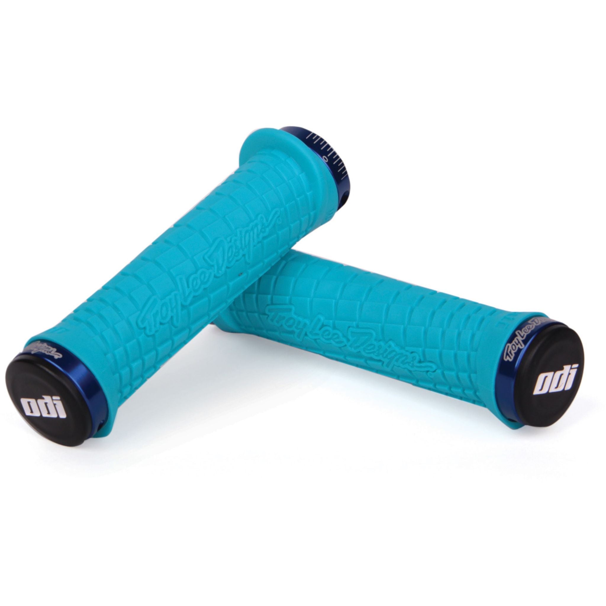 ODI Troy Lee Designs Lock-On Grips Aqua / 130 mm
